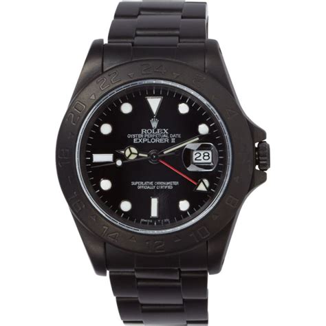 rolex explorer all black